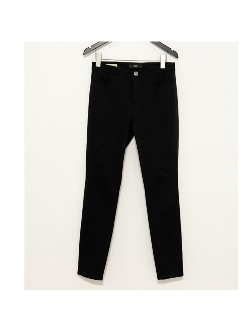 MaxMara High Waist Skinny Black Pants Fit W101 Size 4
